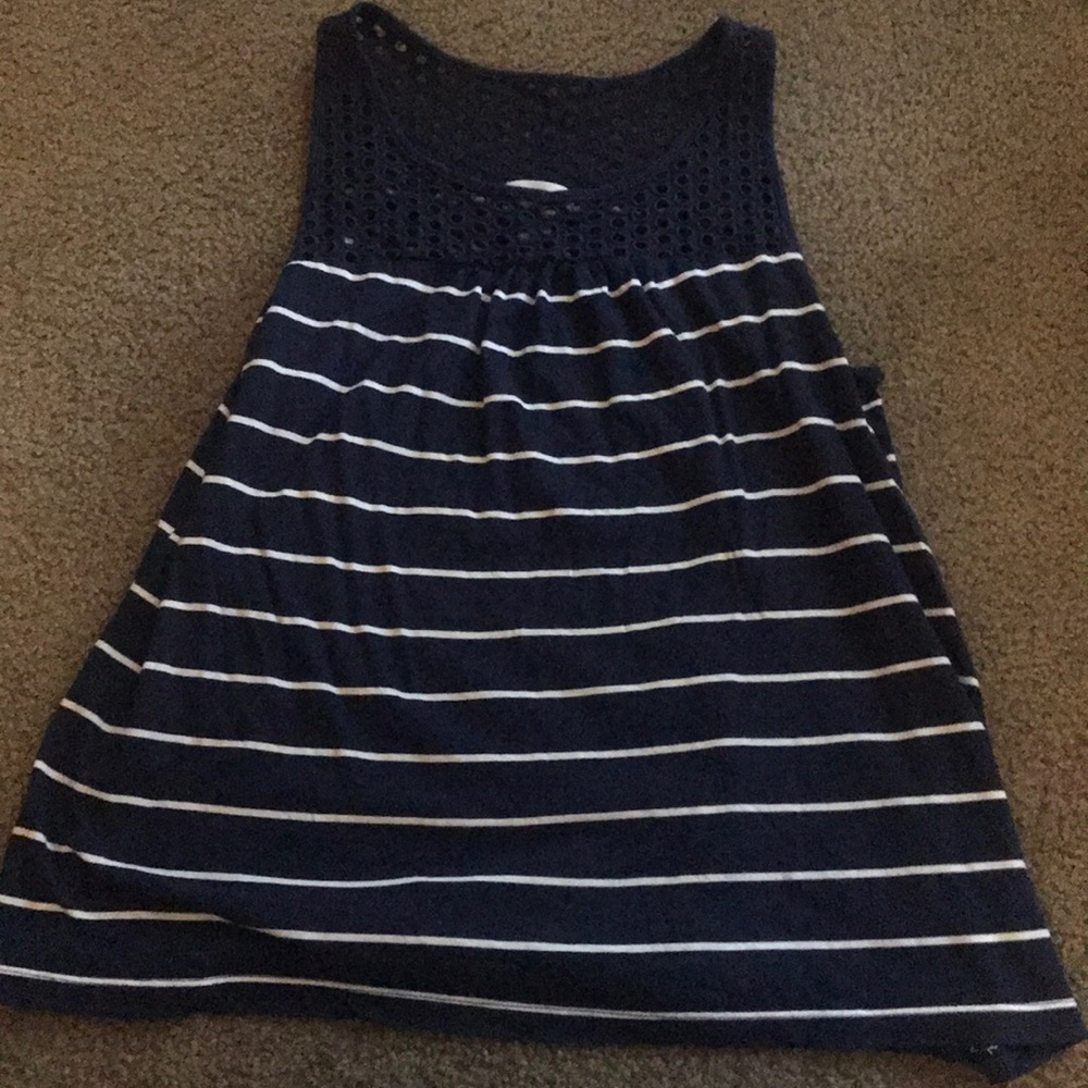 Eyelet tank top